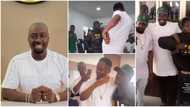 Portable spotted chilling with Obi Cubana, Zubby Michael, others as he bags N50m deal, fans celebrate him