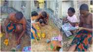 "I used to do this": Father spends quality time with kids, joins them to play with sand & dirt
