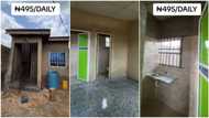 Self-con apartment for N495 daily rent amazes many, it has tiles, separate kitchen and toilet