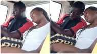 "Adam and Eve": Viral video shows man and woman sleeping inside public bus, their posture goes viral