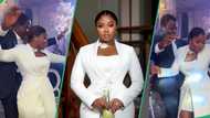 Video of Veekee James turning her back to dance with father-in-law ignites mixed reactions: “Inappropriate”