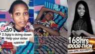 "I have used 2.5GB": Nigerian lady doing 168-hour indoor-thon begs for recharge card, data