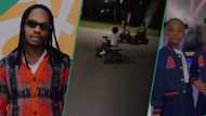 Naira Marley spend time with his kids in adorable video after getting cancelled over Mohbad's case