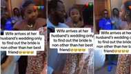 Drama at wedding as woman sees husband getting married to best friend, video stirs emotions