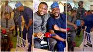 Good vibes: Odunlade Adekola & Yinka Ayefele get playful at an event, video melts hearts