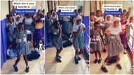 "I love that girl": 2 kids in unifroms display great energy, dance to Soweto and Omah Lay's Soso