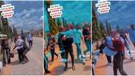 "Your papa get power": Proud Nigerian dad lifts daughter in public as she graduates, cute video goes viral