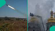 Gobara ta tashi a Ukraine bayan Rasha ta harba daruruwan jiragen yaki
