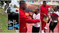Mum in tears as son returns home after 8 years, surprises her with car and huge cash in video