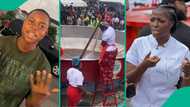 Peller shows up at Hilda Baci’s Jollof cookathon, video draws reactions: "Dem no wash the rice?"