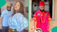 Yul Edochie, Judy Austin hold runway show, display affection in interesting video: "Haters will cry"