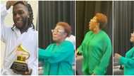 Burna Boy's mum dances 'gbese' step in video during his rehearsals ahead of London concert, fans react