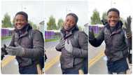 "Cold never start, na preamble": Nigerian man relocates to UK, experiences deep cold, acts funny