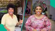 Iyabo Ojo lands in Lagos after 3 months away with grandson, fuels reactions: "CEO single mothers"