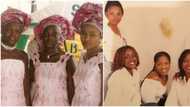 Hilarious reactions as Funke Akindele shares major throwback photos with Uche Jombo, Doris Simeon, others