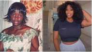 “U be black person normally na bleaching be this not glow up”: Eriata Ese gets in fight with Fan, post trends