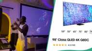 Nigerian man builds his own television, feels proud as it comes on clearly