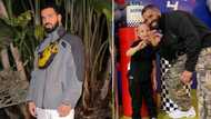 Drake and son Adonis rock matching all-back hairstyle while playing basketball in adorable pictures