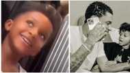 "This one go break hearts like him papa": Reactions as cute video of Wizkid's Zion eating strawberry surfaces