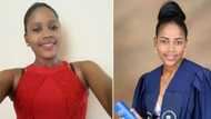 Lady who went back to school a week after giving birth succeeds big time, graduates (photos)
