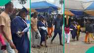 Grand moment best graduating student of DELSU arrived at convocation venue