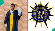 Science student who wants to study pharmacy at UNN displays 2026 WAEC results