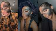 “God Dey Create”: Pretty Lady With Unique Black Facial Birthmark Shows off Her Face in Viral Video