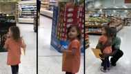 Little girl thanks grocery store bestie with a hug for bicycle he bought in viral clip, peeps catch feelings
