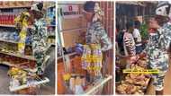 "She is a good girl": Nigerian man takes his girlfriend to supermarket, shops for her in viral TikTok video
