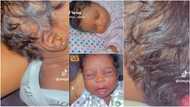 "I ask God for It": Nigerian Mum says, as Video of Beautiful Baby with Natural 'Oyinbo' Goes Viral