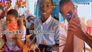 "Na 13 Pro Max be that?" Secondary school pupils flaunt expensive iPhones in class, video stirs reactions