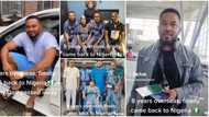 Man returns to Nigeria after 8 years overseas, discovers his dad is no more, video melts hearts
