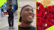 "I be your girlfriend?": Ighalo asks after his Saudi driver gifts him flower bouquet