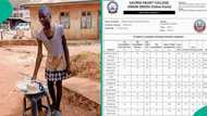 Class teacher leaves honest remark on result of SS3 girl who sells pap on street, photo trends