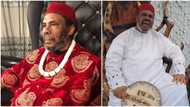 "The real Odogwu, the other one is odiegwu": Netizens amazed as Pete Edochie reenacts recitation from 1962