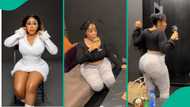 Moyo Lawal excited as lover treats her to private cinema date: "I just remember that video"