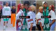 "God save me": Nigerian man with 2 girlfriends flaunts them in viral video, says he loves them both