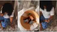 Jennifer wetin I do you? Lady confronts best friend after seeing her photo inside calabash