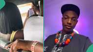 Man quickly loses interest in lady he met on bus after seeing her playing sports bet, shares video