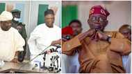 Adamu, Omisore meet Tinubu behind closed-door in Aso Rock a week after resigning as APC national chairman, secretary