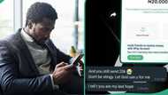 "You're the problem": Reactions as man leaks message ungrateful follower he gave N20k sent him