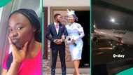 "Best way to spend our honeymoon": Newlywed Nigerian couple embarks on new life abroad