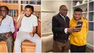 "Papa loves you greatly": Billionaire Femi Otedola celebrates only son, Fewa, as he clocks new age