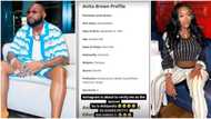 "It's already out": Davido's Anita Brown says he wanted her to have his child, lists him as spouse online