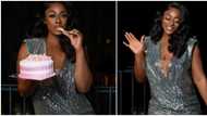 Celebrity photoshoot: BBNaija star Uriel marks birthday in dazzling mini dress