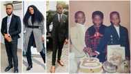 Nigerian triplets 'step out' in style on their birthday, share throwback photo, stir reactions