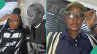 Nigerian lady emotional as her mother copies note for her at home after she complained, shares video