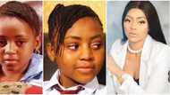 From humble days to billionaire’s wife: Regina Daniels shows her growth in cute transformation photos
