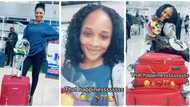"I'm finally here": 8 Months after her wedding, Nigerian lady relocates to UK to be with her husband