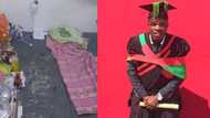 Grass to grace: Man who slept on bare floor graduates; shares picture as his story inspires many